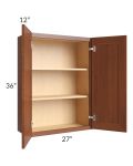 Phoenix Caramel Glaze 27x36 Wall Cabinet
