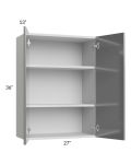 Milan Grey Gloss 27x36 Wall Cabinet