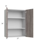 Milan Hazel 27x36 Wall Cabinet