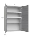 Euro Grey 27x40-1/4 Wall Cabinet