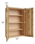 Prairie Shaker 27x42 Wall Cabinet