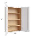 Vail White Shaker 27x42 Wall Cabinet