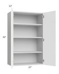 Milan White Matte 27x42 Wall Cabinet