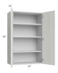 Milan Cream 27x42 Wall Cabinet