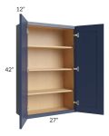 Bayville Blue 27x42 Wall Cabinet