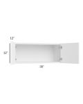 Venetian White Gloss 30x12 Wall Cabinet
