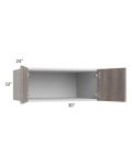 Milan Hazel 30x12x24 Wall Cabinet