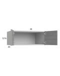 Euro Grey 30x12-5/8x24 Wall Cabinet