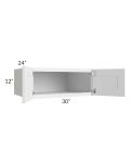 Providence White 30x12x24 Wall Cabinet 