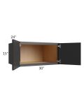 Vienna Black 30x15x24 Wall Cabinet