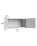 Heather Grey Shaker 30x15 Wall Cabinet