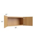 Portland Sand 30x15 Wall Cabinet 