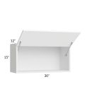 Venetian White Gloss 30x15 Lift Up Door Wall Cabinet