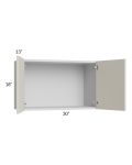 Milan Beige Matte 30x18 Wall Cabinet
