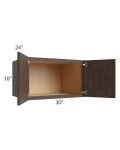Tuscan Kona Brown 30x18x24 Wall Cabinet