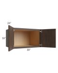 Vienna Kona Brown 30x18x24 Wall Cabinet