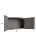 Providence Slate Grey 30x18 Wall Cabinet
