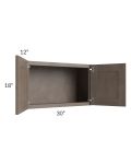 Providence Natural Grey 30x18 Wall Cabinet