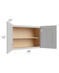 Tuscan Painted Grey 30x21 Wall Cabinet