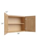 Midtown Timber Shaker 30x24 Wall Cabinet