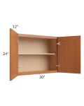Lexington Cinnamon Glaze 30x24 Wall Cabinet