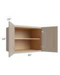Tuscan Oyster 30x24x24 Wall Cabinet