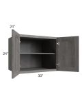 Providence Slate Grey 30x24x24 Wall Cabinet