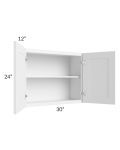 Aspen White Shaker 30x24 Wall Cabinet