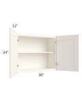 Signature Vanilla Glaze 30x24 Wall Cabinet