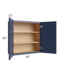 Bayville Blue 30x30 Wall Cabinet