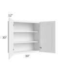 Aspen White Shaker 30x30 Wall Cabinet 