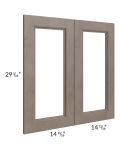 Providence Natural Grey 30x30 Glass Door Only with Glass Included