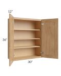 Midtown Timber Shaker 30x36 Wall Cabinet