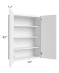 Dakota White 30x42 Wall Cabinet