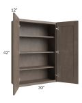 Providence Natural Grey 30x42 Wall Cabinet 