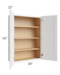 Alpine White Shaker 30x42 Wall Cabinet 