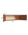 Phoenix Caramel Glaze 33x12 Wall Cabinet