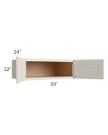 Asheville Cloud Shaker 33x12x24 Wall Cabinet