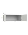 Milan Cream 33x12x24 Wall Cabinet