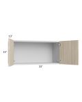 Milan Natural 33x15 Wall Cabinet