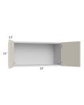 Milan Beige Matte 33x15 Wall Cabinet