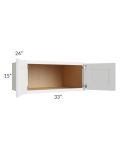 Stratus White 33x15x24 Wall Cabinet