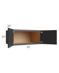 Vienna Black 33x15x24 Wall Cabinet