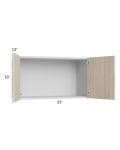 Milan Natural 33x18 Wall Cabinet