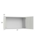 Milan Cream 33x18 Wall Cabinet
