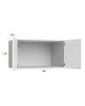 Milan White Gloss 33x18x24 Wall Cabinet