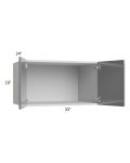 Milan Grey Gloss 33x18x24 Wall Cabinet