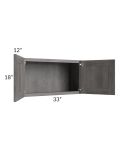Providence Slate Grey 33x18 Wall Cabinet