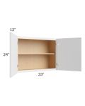 Township White 33x24 Wall Cabinet