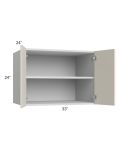 Milan Beige Matte 33x24x24 Wall Cabinet